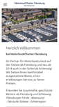 Mobile Screenshot of motorbootcharter-flensburg.de